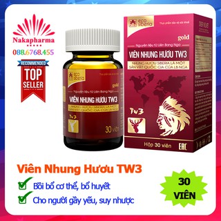 ✅ [CHÍNH HÃNG] Viên Nhung Hươu TW3 – Giúp bồi bổ cơ thể, tăng cường sức khỏe, tăng sức đề kháng, làm chậm lão hóa cơ thể