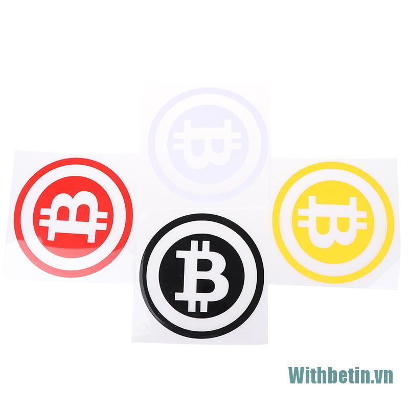 【Withbetin】Bitcoin Car Sticker Cryptocurrency Blockchain Sticker Vinyl Car Window Decal