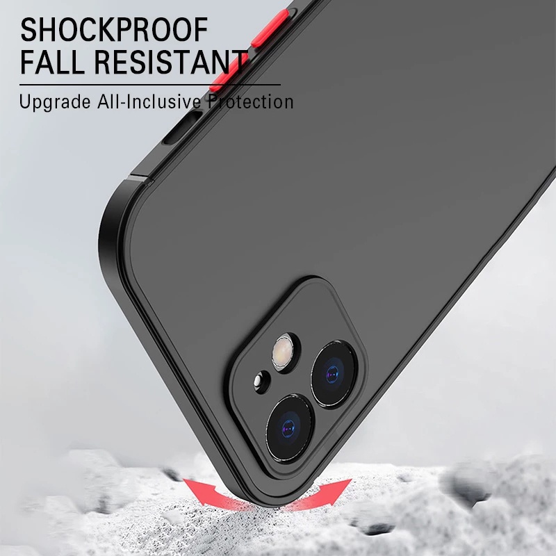 Ốp điện thoại nhám chống va đập và dấu vân tay cho OPPO A77s A17 A76 A96 A15 A57 A77 A17K A31 A53 A3s A5s A52 A92