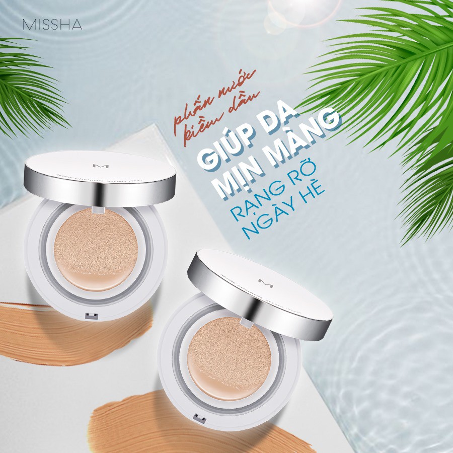 Phấn Nước Che Khuyết Điểm Hoàn Hảo, Kiềm Dầu Missha M Magic Cushion SPF 50+ PA+++ 15g