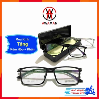 Gọng Kính vuông nhựa dẻo thời trang nam nữ cao cấp
