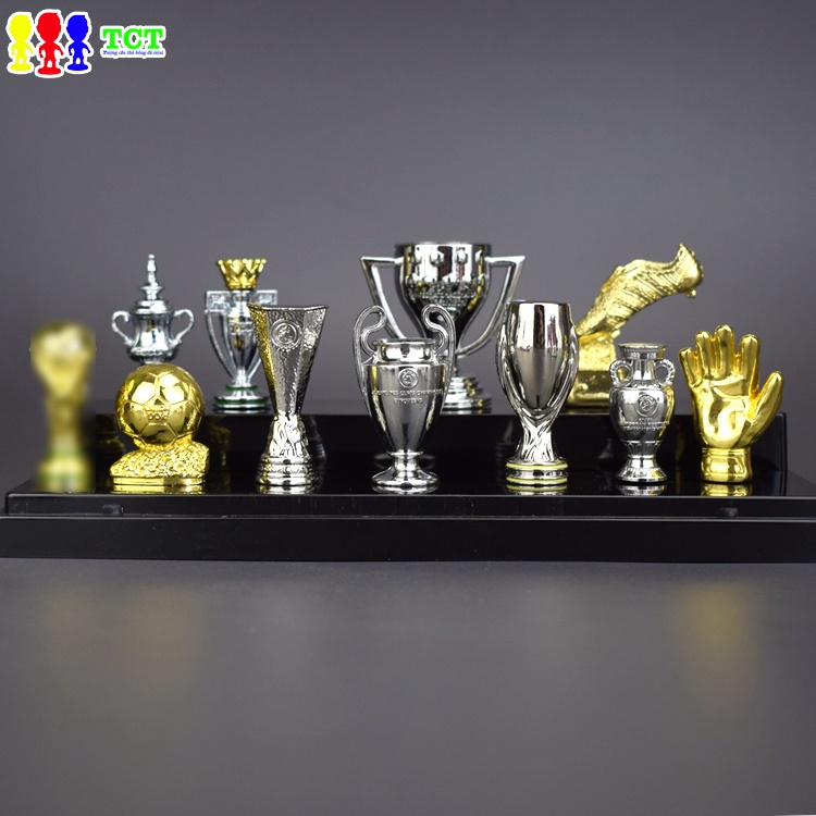 Mô hình cup danh hiệu kim loại các giải đấu