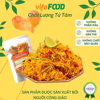 Khô gà lá chanh, khô gà lá chanh cay 100gr