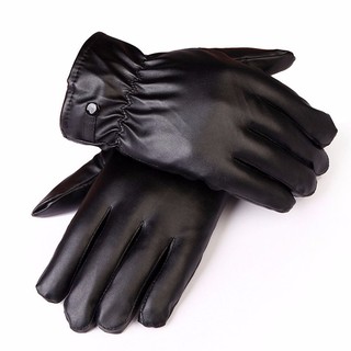 Găng tay da lót nỉ cảm ứng cho nữ