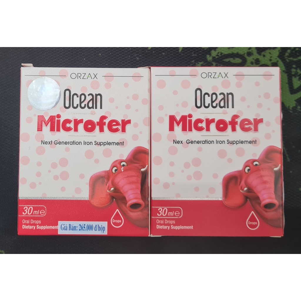 Ocean Microfer 30ml - Giúp bổ sung sắt cho cơ thể, hỗ trợ giúp cải thiện tình trạng thiếu máu