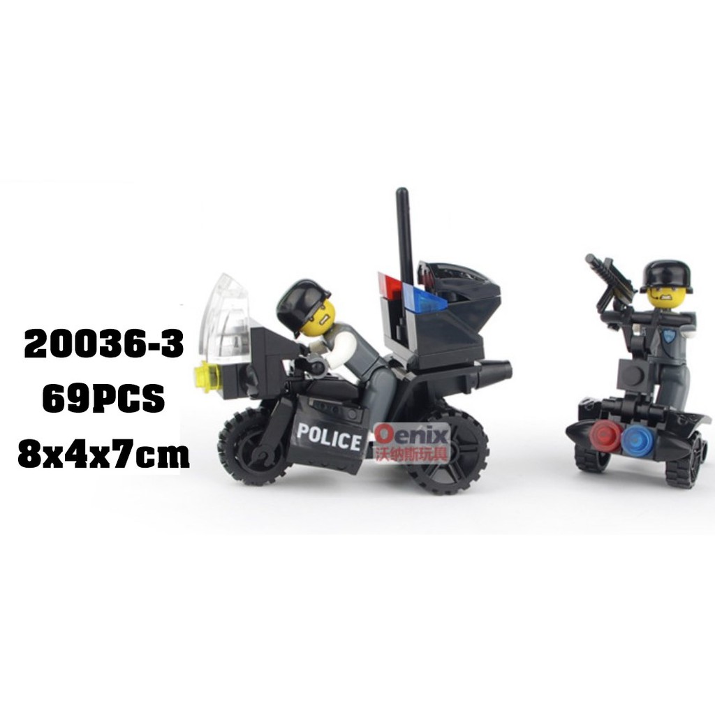 Đồ chơi xếp hình trực thăng 408 chi tiết - 6 trong 1 - 20036