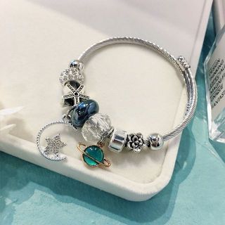 Vòng tay phong thủy mix bạc ad277 luca3004