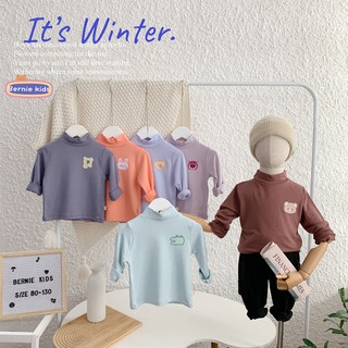 Áo giữ nhiệt cho bé trai bé gái , cổ 3p chất liệu da cá mềm mịn