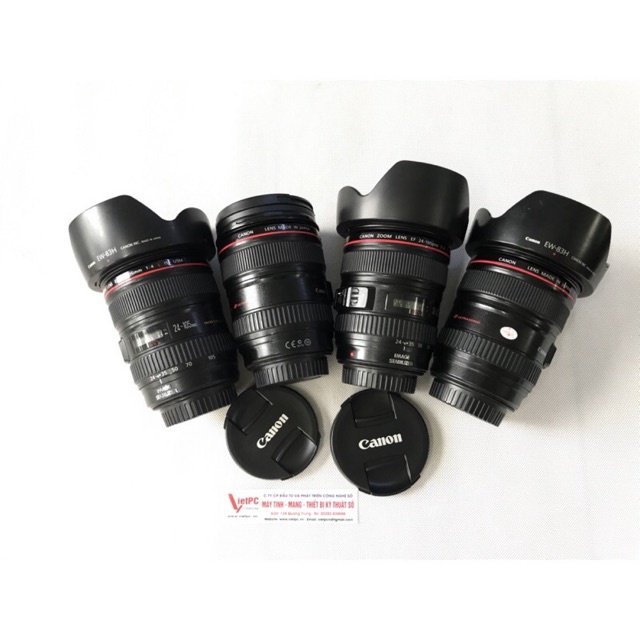 Ống kính Canon EF 24-105mm f4L IS USM có hood