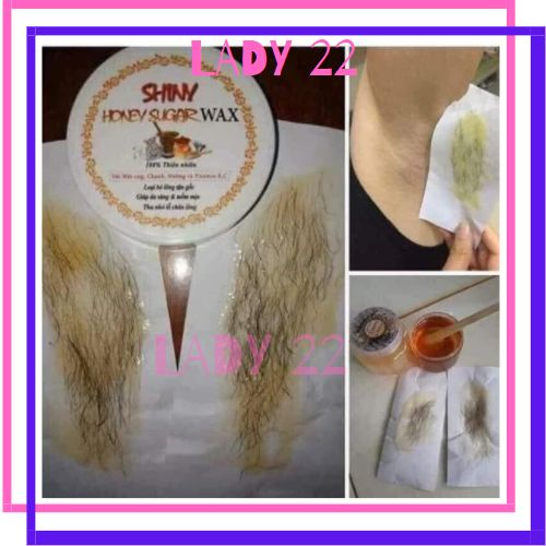 Sáp Wax Lông Nách Shiny 250gr [ Tặng Giấy + Que] Gel Wax Lông,Tẩy Lông Nách Shiny,Kem Triệt Lông Nách Chân Tay