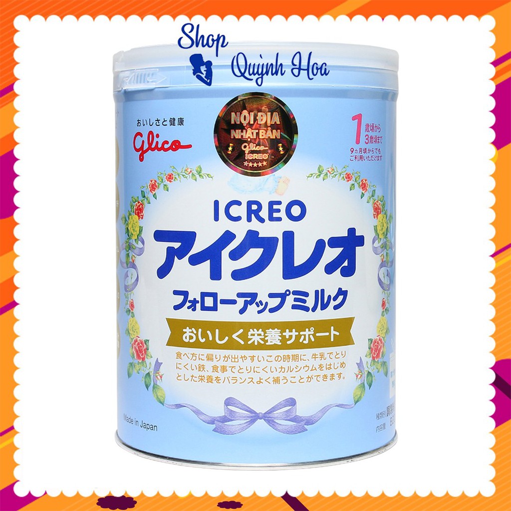 Sữa Glico Icreo / Sữa Glico số 1 / Glico số 1, 820g - [HÀNG CHÍNH HÃNG - CÓ TEM PHỤ TIẾNG VIỆT]