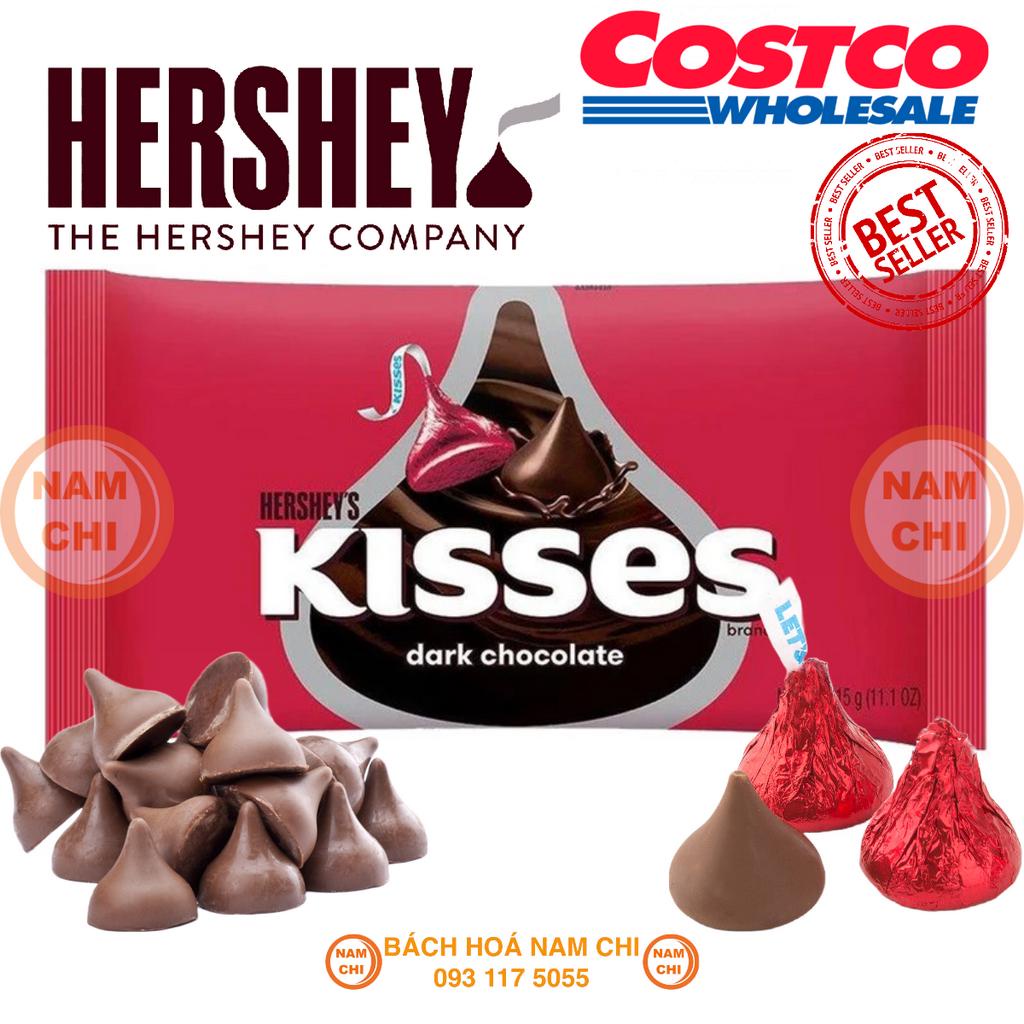Socola Kisses Sữa Bạc Kisses Hershey Chocolate 306g
