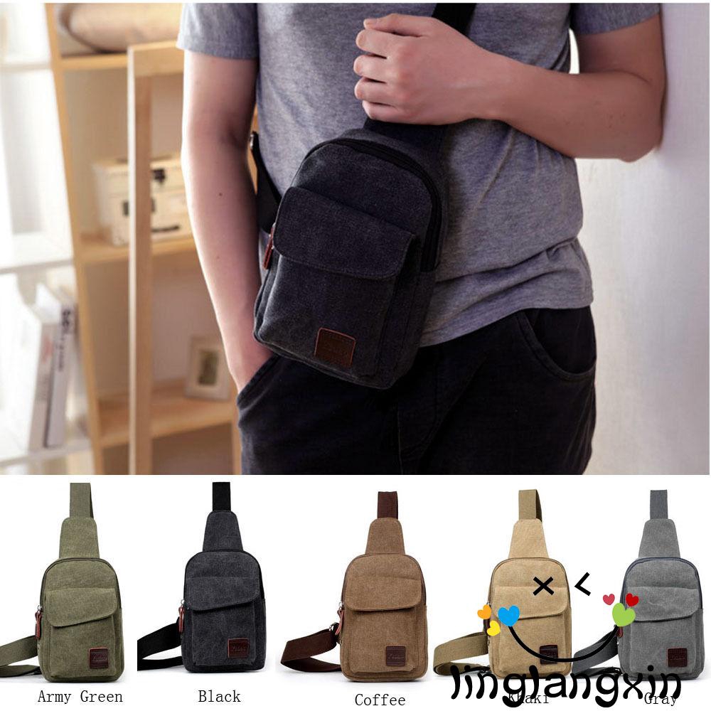 Túi xách canvas đeo chéo cho nam