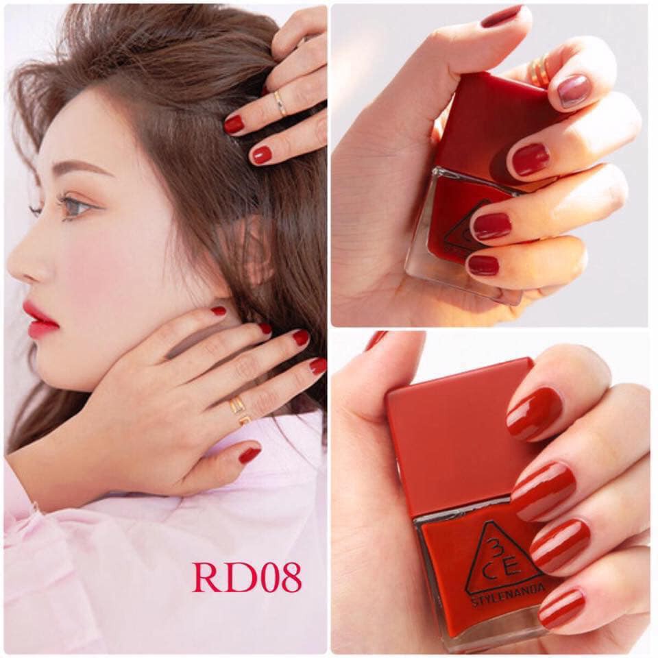 Sơn Móng Tay 3CE RD09 Deep Burgundy Red Đỏ đậm