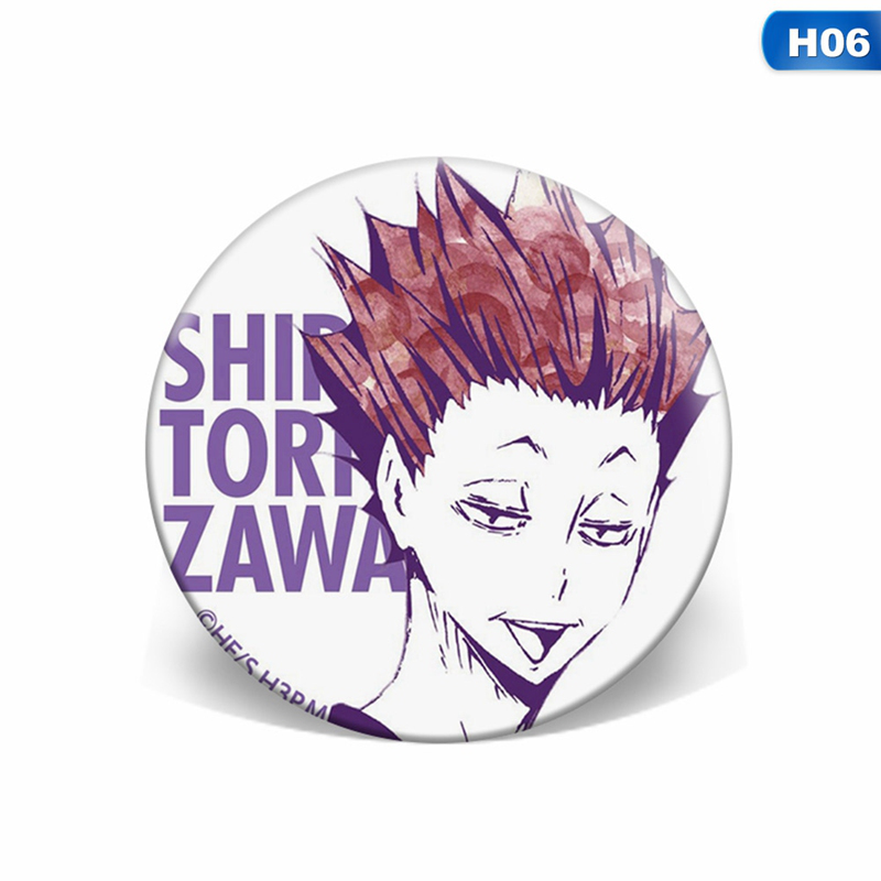 flowersqueen Huy Hiệu Cài Áo Hình Nhân Vật Haikyuu