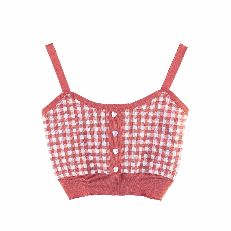 Áo Sát Nách Dáng Ngắn Thời Trang Mùa Hè Cho Nữ