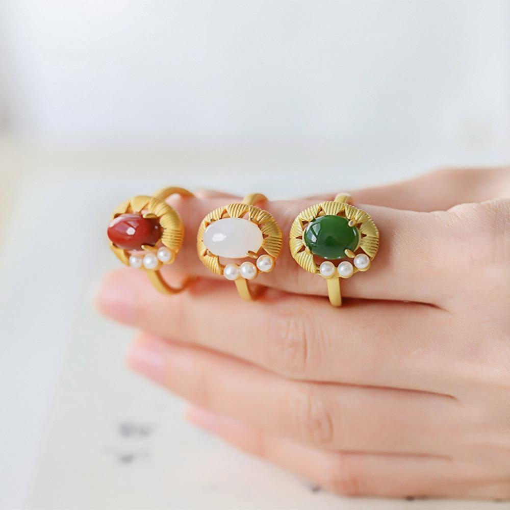 Nhẫn Hở VANES1 Phong Cách Trung Hoa Cổ Điển Thời Trang Cho Nữ