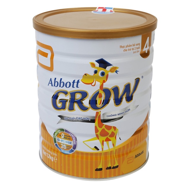 Sữa Bột Abbott Grow 4 (2 Tuổi Trở Lên) - 1700gr