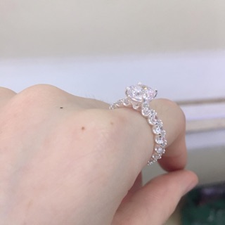 💥Nhẫn nữ đá full viền cực đẹp 💥
