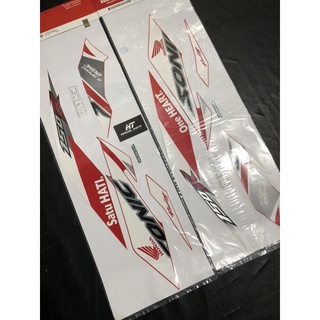BỘ TEM SONIC TRẮNG ĐỎ RACING 150R