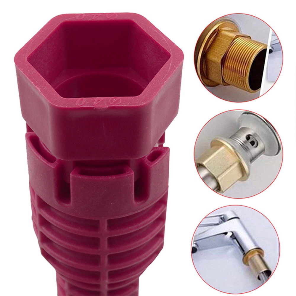 Dụng Cụ Vặn Vòi Nước Đa Năng 8 Trong 1 Cho Nhà Tắm / Nhà Bếp 2019