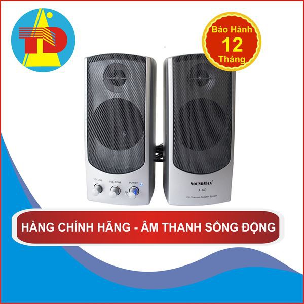 Loa Máy Tính 2.0 Soundmax A140 - A150 Chính Hãng - Âm thanh sinh động, trung thực - Thái Dương Shop