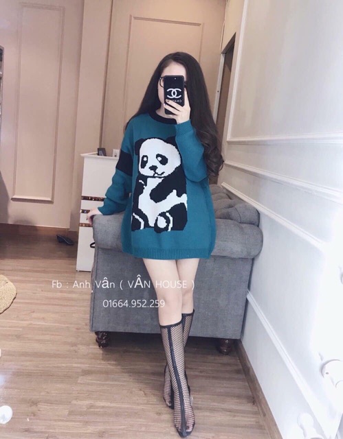 Áo len hình gấu so cute