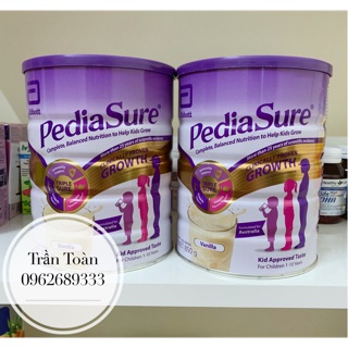 SỮA PEDIASURE ÚC CHO BÉ, Lon 850g