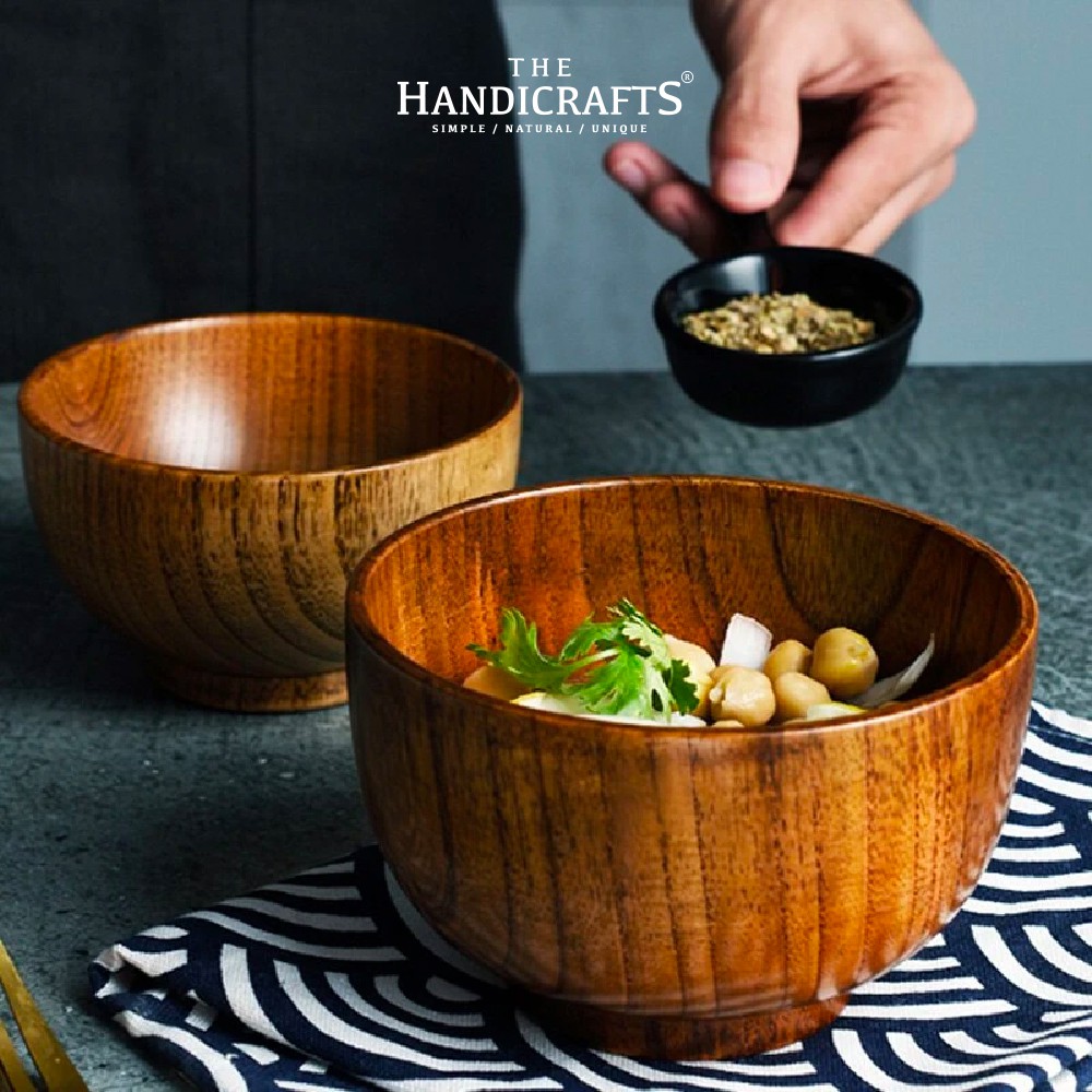 Bát ăn cơm bằng gỗ Nhật Bản 9/13/15cm (Handmade Japanese Wooden Rice Bowl) | The handicrafts