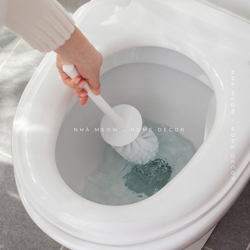 Bộ chổi cọ lau nhà vệ sinh, cọ bồn cầu cao cấp, kiểu dáng sang trọng