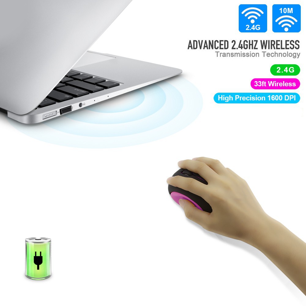 Chuột Nhỏ Vô Tuyến Được Sạc Lại Một Máy Tính Có Hình Của USB Nhúc Nhích 1600DI 3D Phim Ít Chuột Khiêu Dâm Để Tìm Máy Nghe Trên Mạng