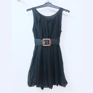 [SALE] Váy voan ba lỗ dáng suông xoè (secondhand, không kèm đai)