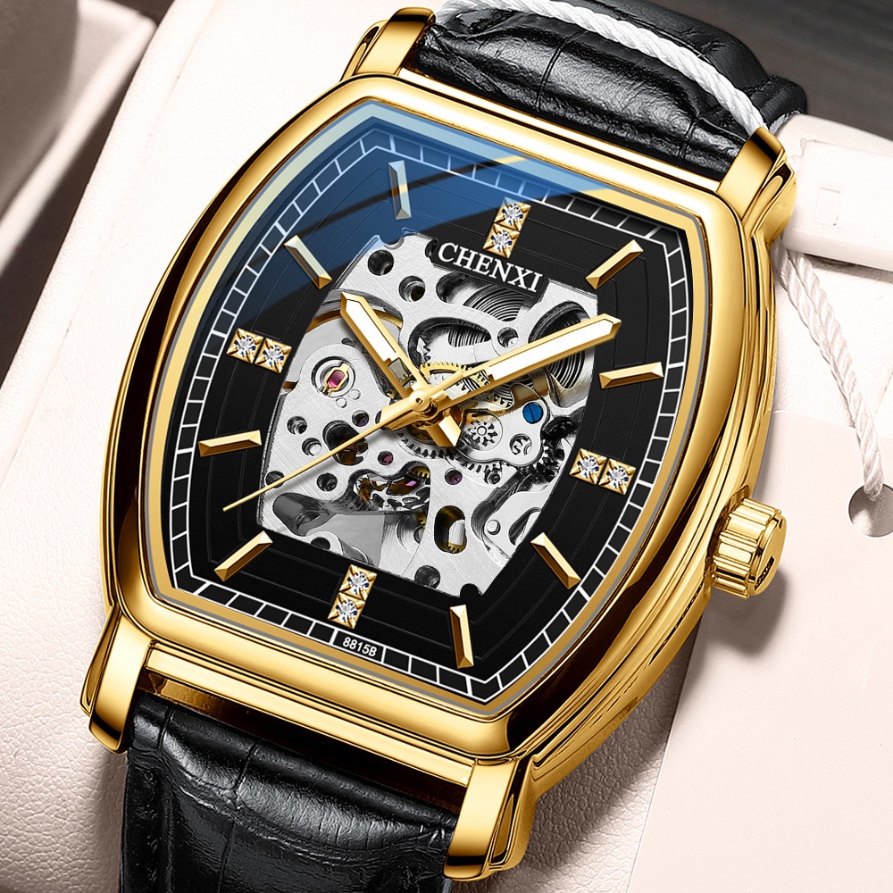 Đồng Hồ Cơ Tự Động CHENXI Chống Thấm Nước Sang Trọng Cho Nam