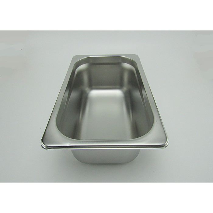 Khay buffet inox đựng thức ăn có nắp đậy, sâu 15 - 20cm inox 304.