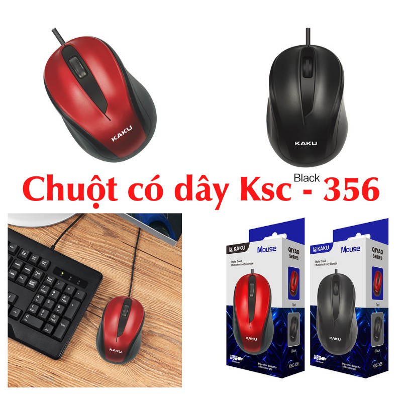 Chuột có dây chính hãng KAKU mã KSC - 356