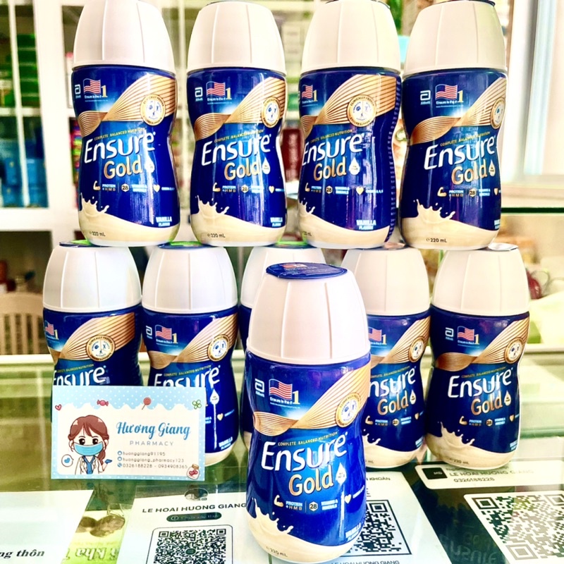 Sữa Ensure gold nước 220ml dinh dưỡng đầy đủ phục hồi sức khỏe