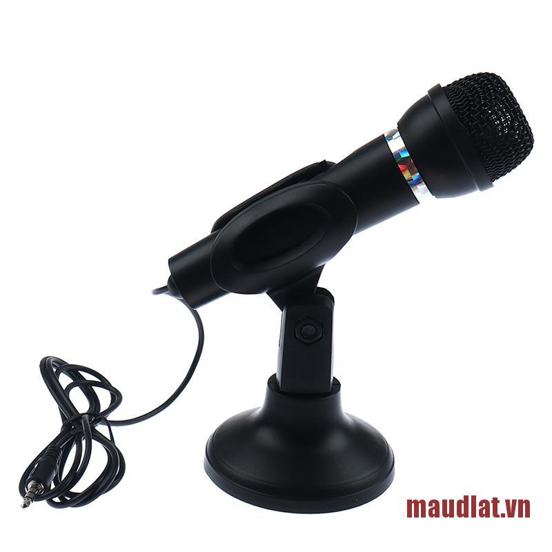 maudlat Condenser Microphone Stereo Desktop Stand For PC Video Chat Podcast Record