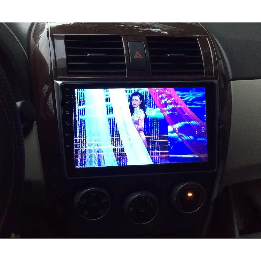 Màn Hình 9 inch Cho Xe ALTIS 2007-2013,  Đầu DVD Android Tiếng Việt Kèm Mặt Dưỡng Giắc Zin Xe TOYOTA ALTIS