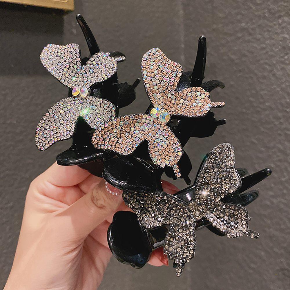 Kẹp Tóc Càng Cua 15H Đơn Giản Thanh Lịch Đa Ứng Dụng Cho Nữ|Kẹp Tóc Hình Nơ Dễ Thương Cho Nữ