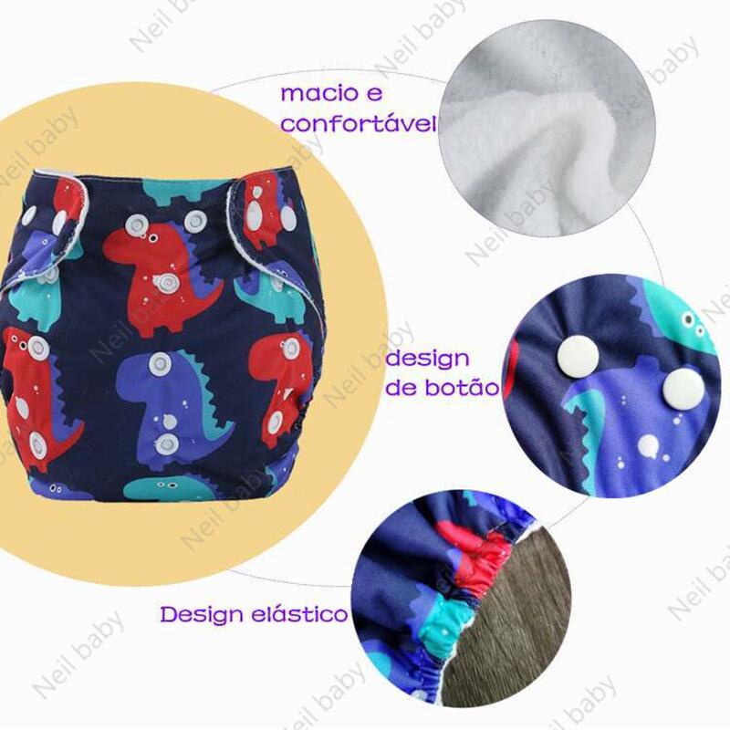 Bộ 3 món tã vải thân thiện với môi trường tã bỉm cho bé，Quần bỏ bỉm cho bé từ 9-14kg