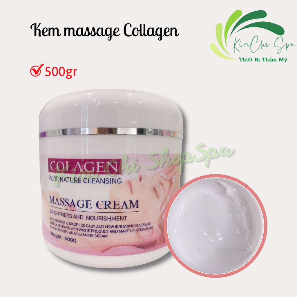 Kem massage mặt Collagen 500 Gram