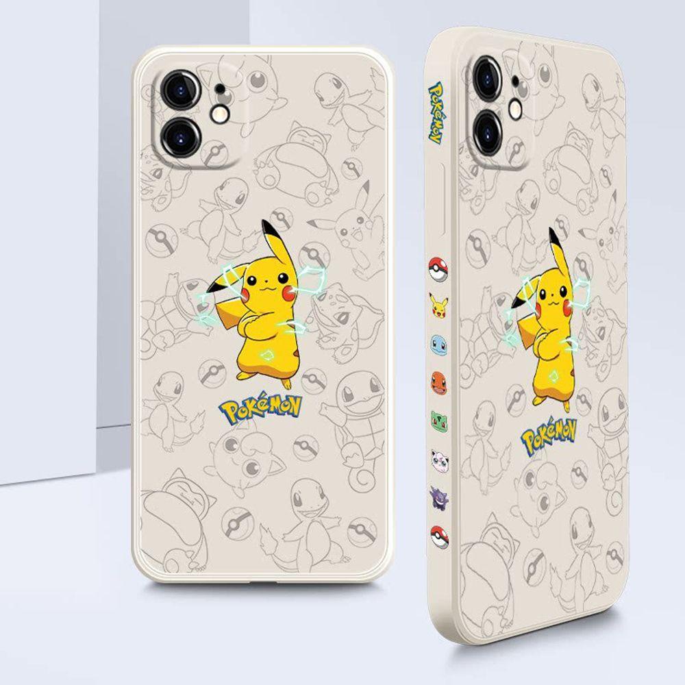 Ốp Điện Thoại Silicon In Hình Pokemon Cho IPhone 13 Pro Max 13