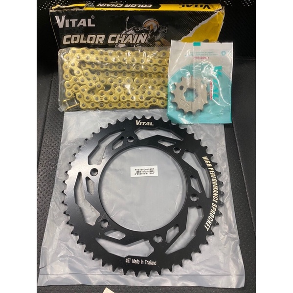 NSD Nhông Sên Dĩa VITAL cho xe R15 v3 /XSR 155 /Vixion 155/MT 15 hiệu Vital
