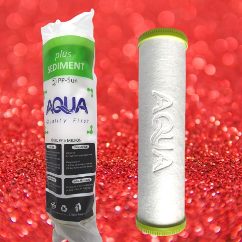LÕI LỌC NƯỚC 1 2 3 AQUA CAO CẤP dùng cho các máy lọc ly 10inch