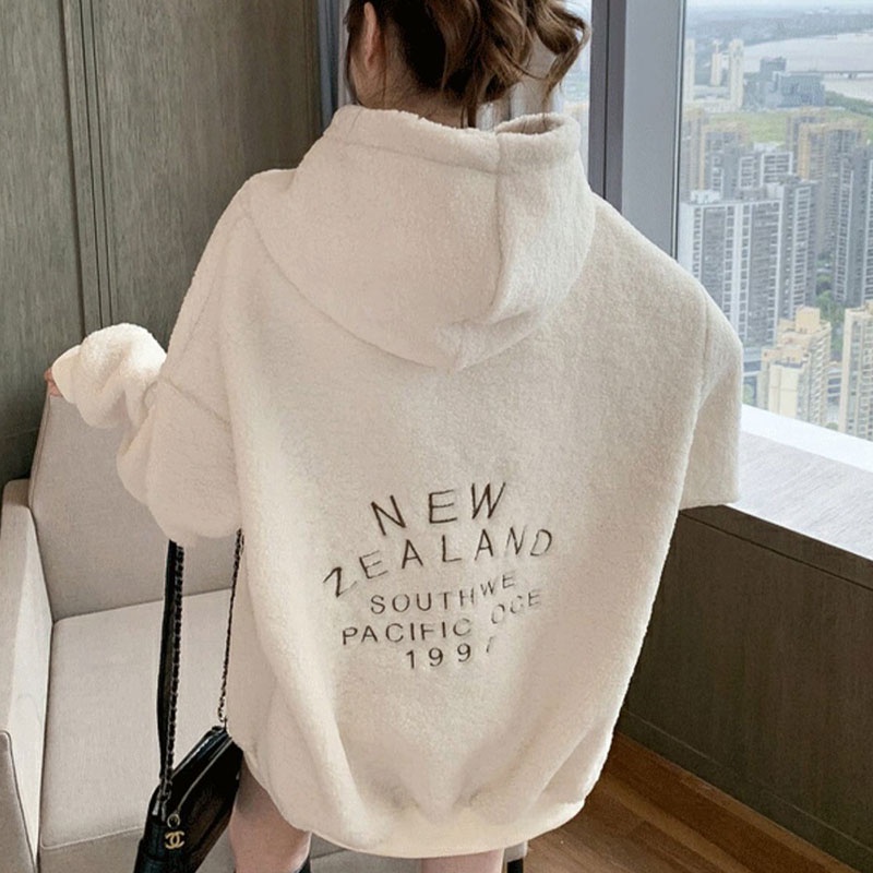 Áo Hoodies Có Nón Dài Tay Thời Trang Hàn Quốc Mới