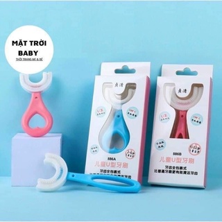 Bàn chải chữ U cho bé, dễ dàng đánh sạch răng miệng