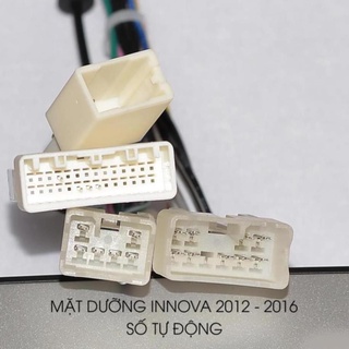 [ SALE ] [Rẻ số 1] Mặt dưỡng Innova 2012 - 2016 số tự động kèm jack nguồn -rẻ sập sàn