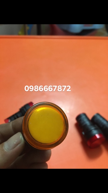 Đèn báo pha đỏ ,vàng ,xanh led phi 16 ,phi 22 điện áp 220v