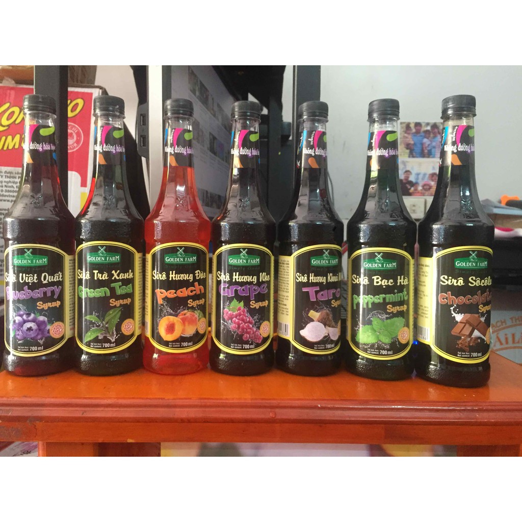 Siro Golden Farm Mama Rosa Dủ Hương Vị Chai 700ml - Siro Giải Khát Bổ Dưỡng