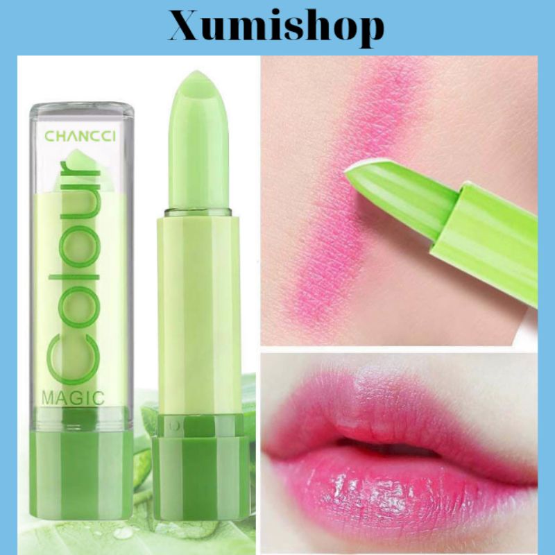 Son Dưỡng Môi Có Màu Aloe Lip Dưỡng Ẩm Tự Nhiên Đổi Màu Theo Nhiệt Độ Cơ Thể Dùng Được Cho Cả Mẹ Bầu Và Xumishop